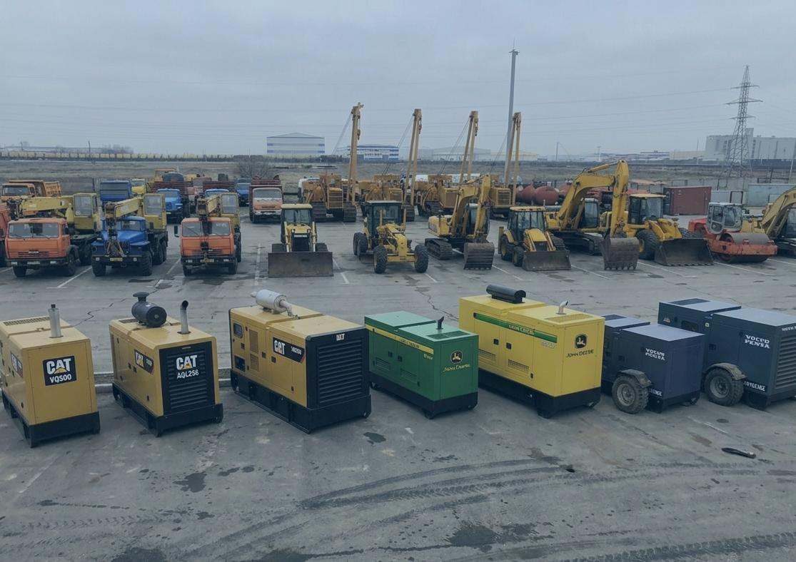 Производственная база ТОО «Pipeline Construction Group» со спецтехникой